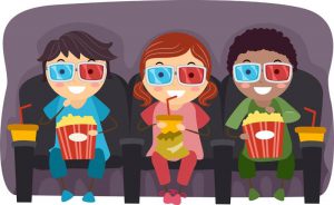 kids at the movies